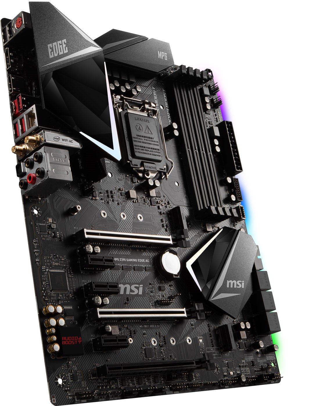MSI MPG Z390 GAMING EDGE AC Intel Motherboard MPG Z390 GAMING EDGE AC
