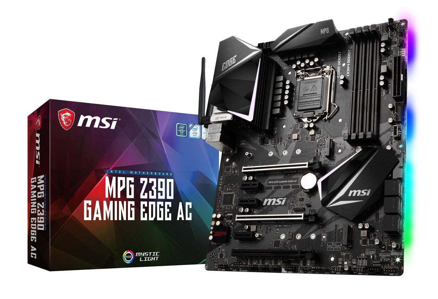 MSI MPG Z390 GAMING EDGE AC Intel Motherboard MPG Z390 GAMING EDGE AC