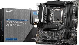 MSI PRO B660M-A WIFI DDR4 mATX Motherboard for Intel LGA1700 CPUs