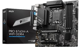 MSI PRO B760M-A WIFI DDR4 mATX Motherboard for Intel LGA1700 CPUs