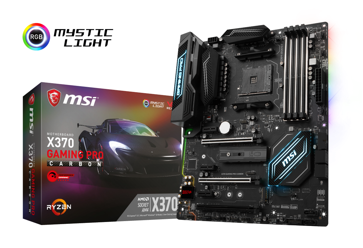 MSI X370 GAMING PRO CARBON AMD Motherboard X370 GAMING PRO CARBON