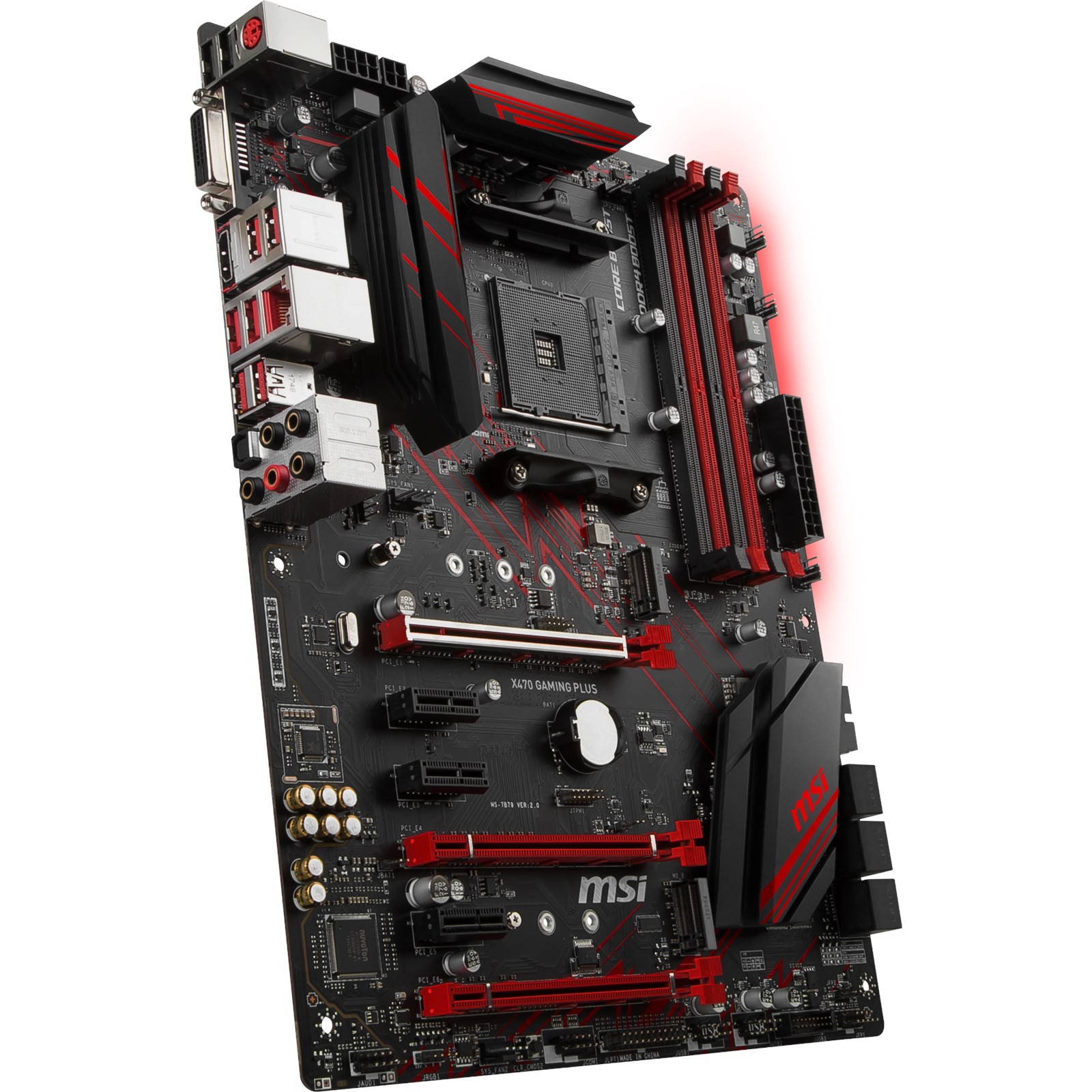 MSI X470 GAMING PLUS AMD Socket AM4 Motherboard X470 GAMING PLUS CCL Computers