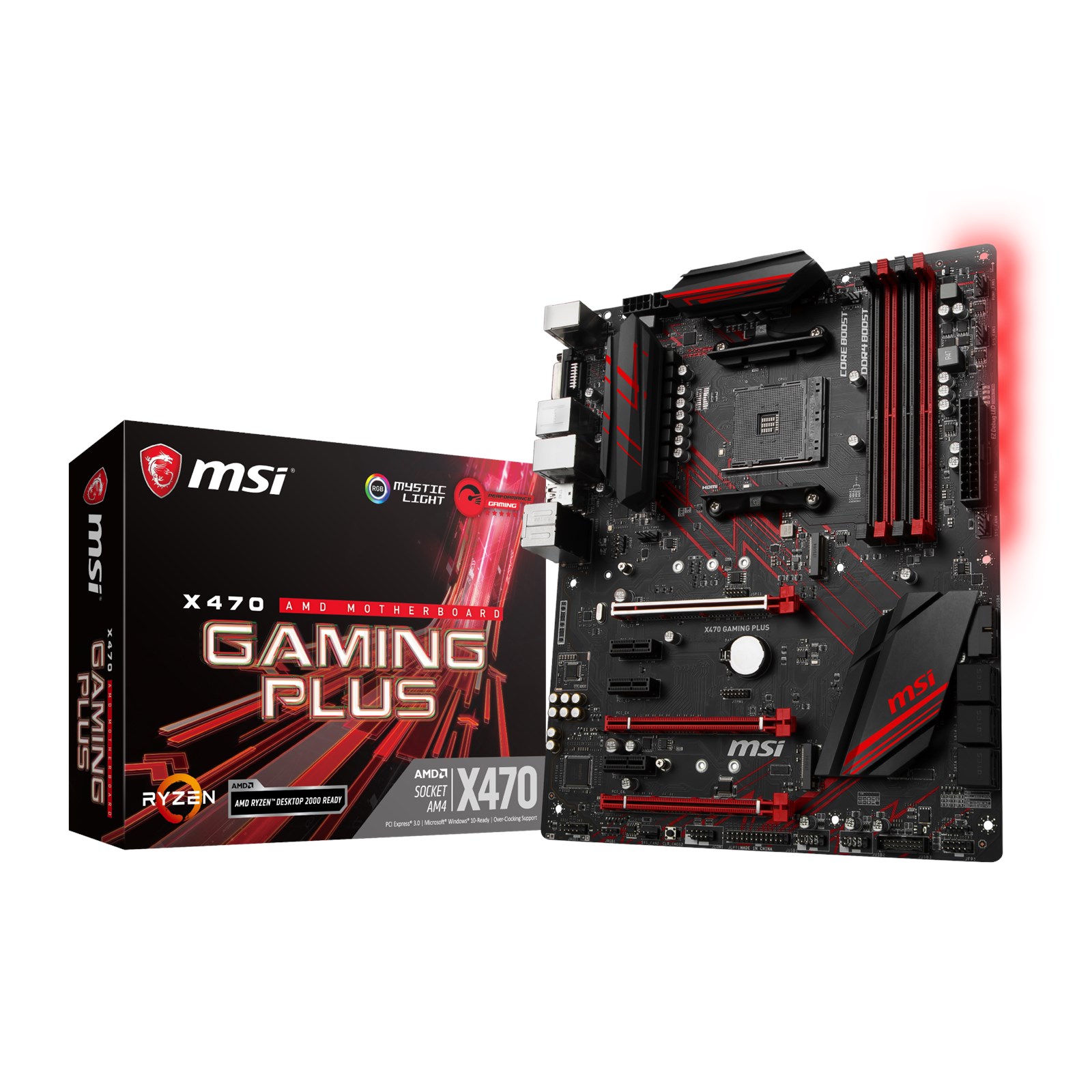MSI X470 GAMING PLUS AMD Socket AM4 Motherboard X470 GAMING PLUS