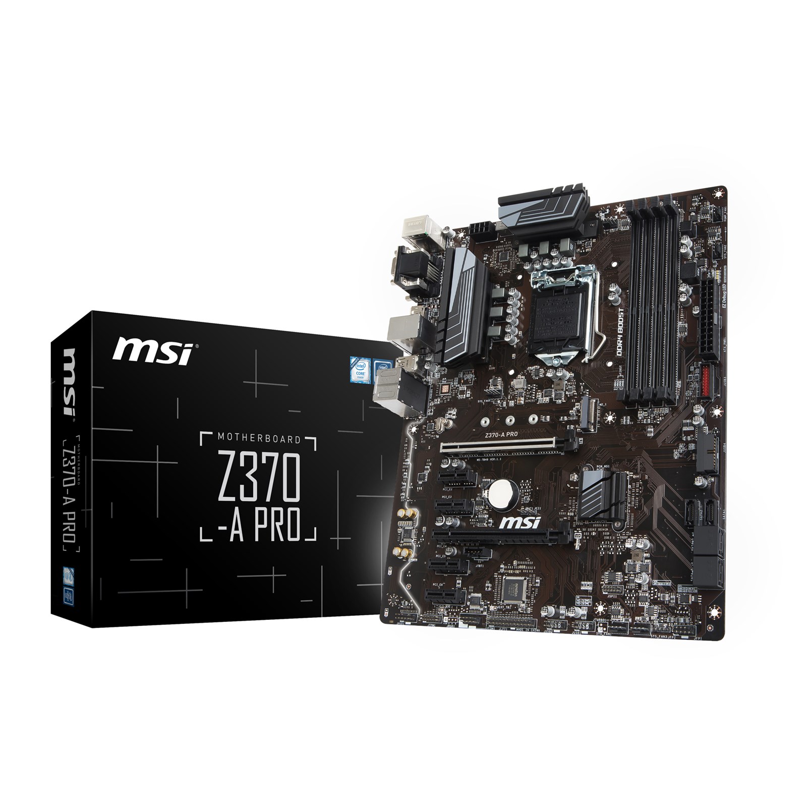 MSI Z370 A PRO Intel Socket 1151 Motherboard Z370 A PRO MSI Z370 A PRO Intel Socket 1151 Motherboard