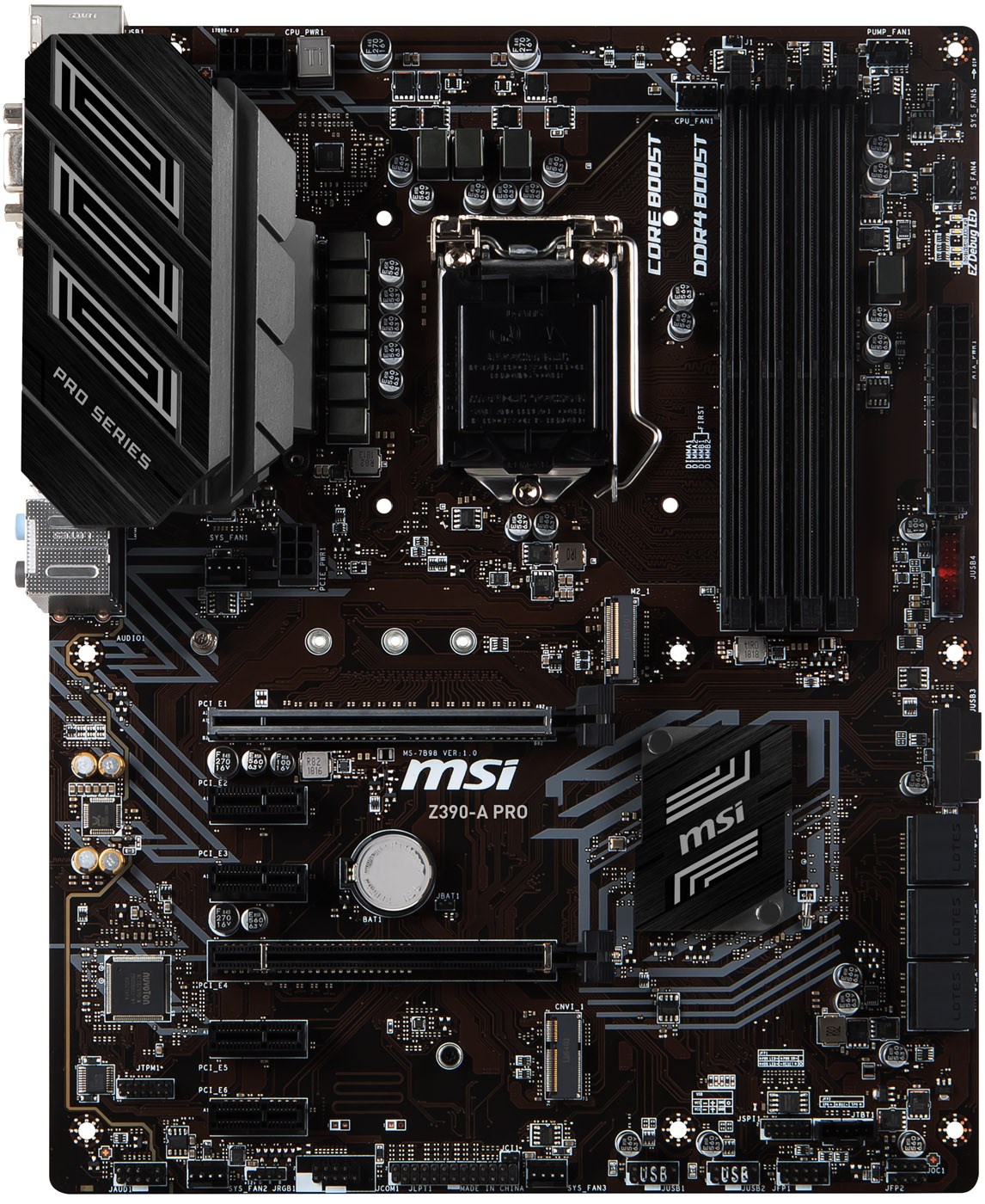 MSI Z390A PRO Intel Socket 1151 Z390 Chipset ATX Motherboard *Open Box