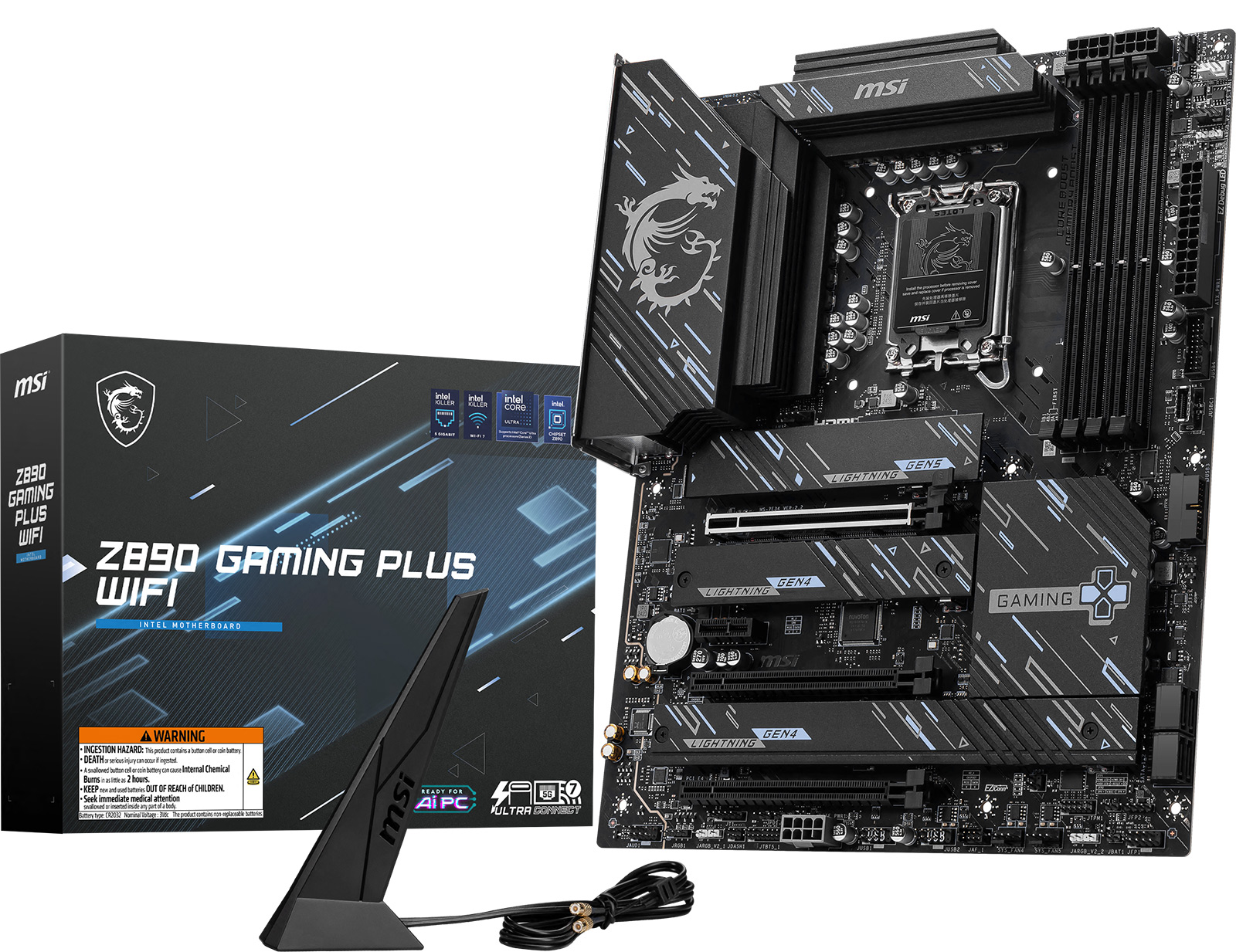 MSI Z890 GAMING PLUS WIFI Motherboard - CCL Computers