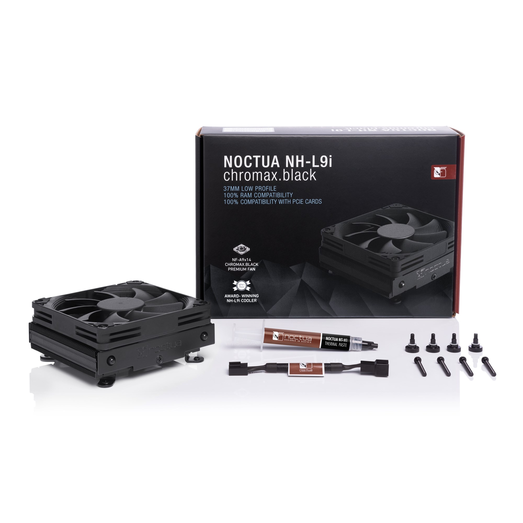 Noctua Nh L9i Chromax Black Cpu Cooler Nh L9i Ch Bk Ccl Computers Noctua Nh L9i Chromax Black Cpu Cooler Nh L9i Ch Bk Ccl Computers