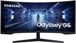 Samsung Odyssey 34" Curved Gaming Monitor - VA, 165Hz, 1ms, HDMI, DP