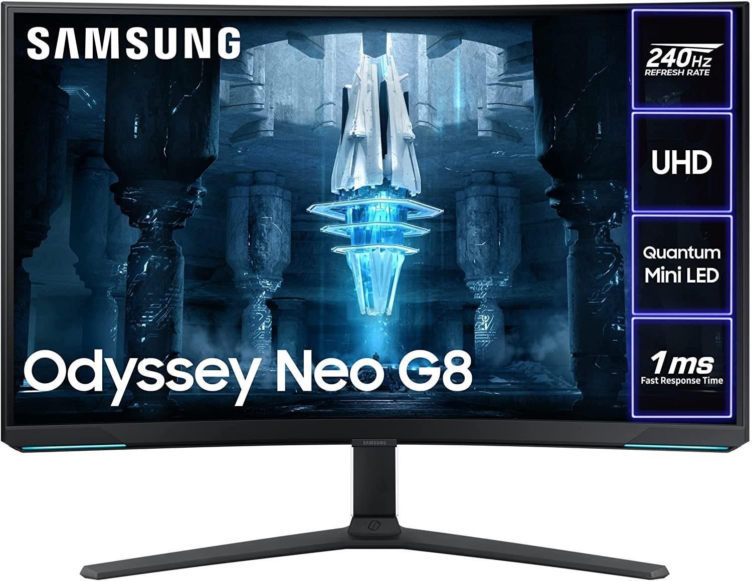 SAMSUNG Odyssey G6 S27BG650 27 Curved Smart Gaming Monitor QHD 240Hz 1ms