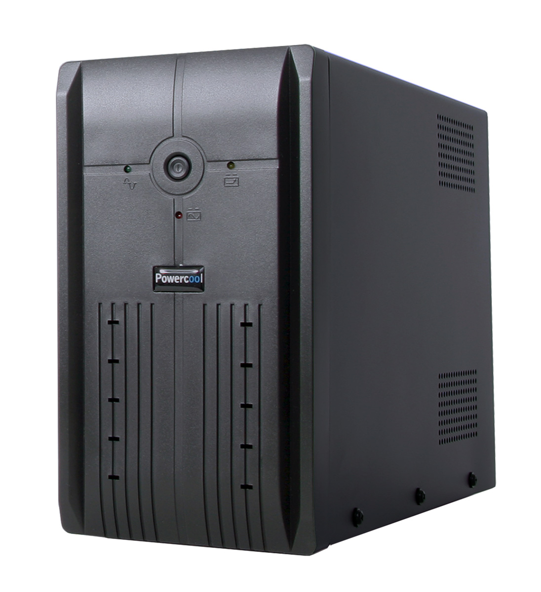 Powercool Smart UPS 1200VA - 3 x UK Plug, 3 x IEC, 2 x RJ45, USB, LED indicators