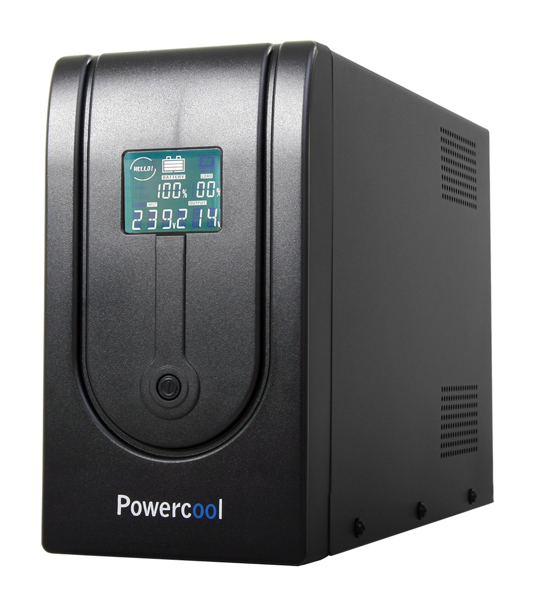 Image of Powercool Smart UPS 1500VA 3 x UK Plug, 3 x IEC, RJ45 x 2, USB LCD