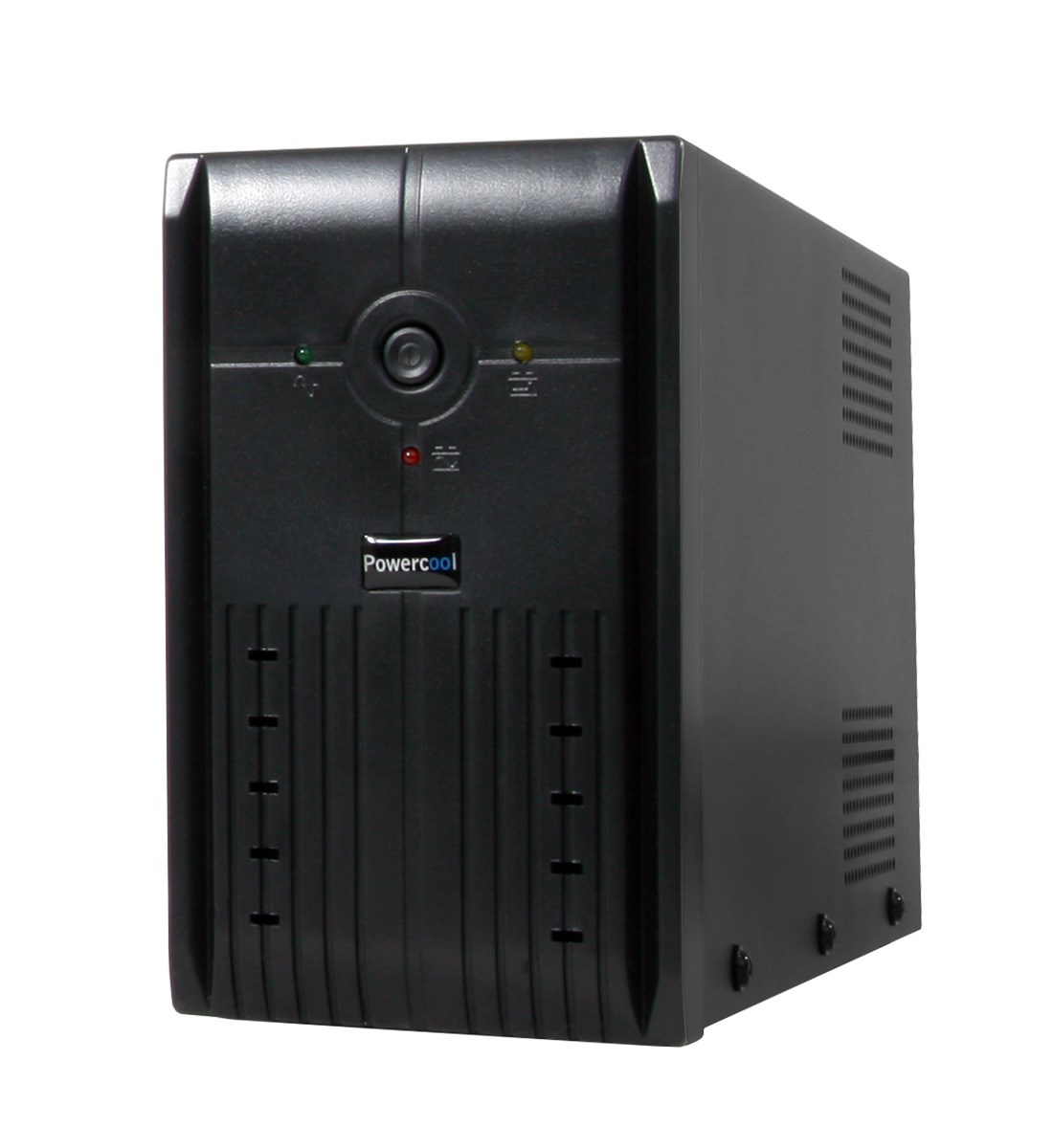 Image of Powercool Smart UPS 650VA 2 x UK Plug, RJ45 x 2, USB LED Display