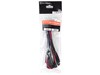 Silverstone PP07-EPS8BR 8-pin EPS 300mm Extension Cable Sleeved in Black and Red