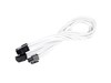 Silverstone PP07-EPS8W 8-pin EPS 300mm Extension Cable Sleeved in White