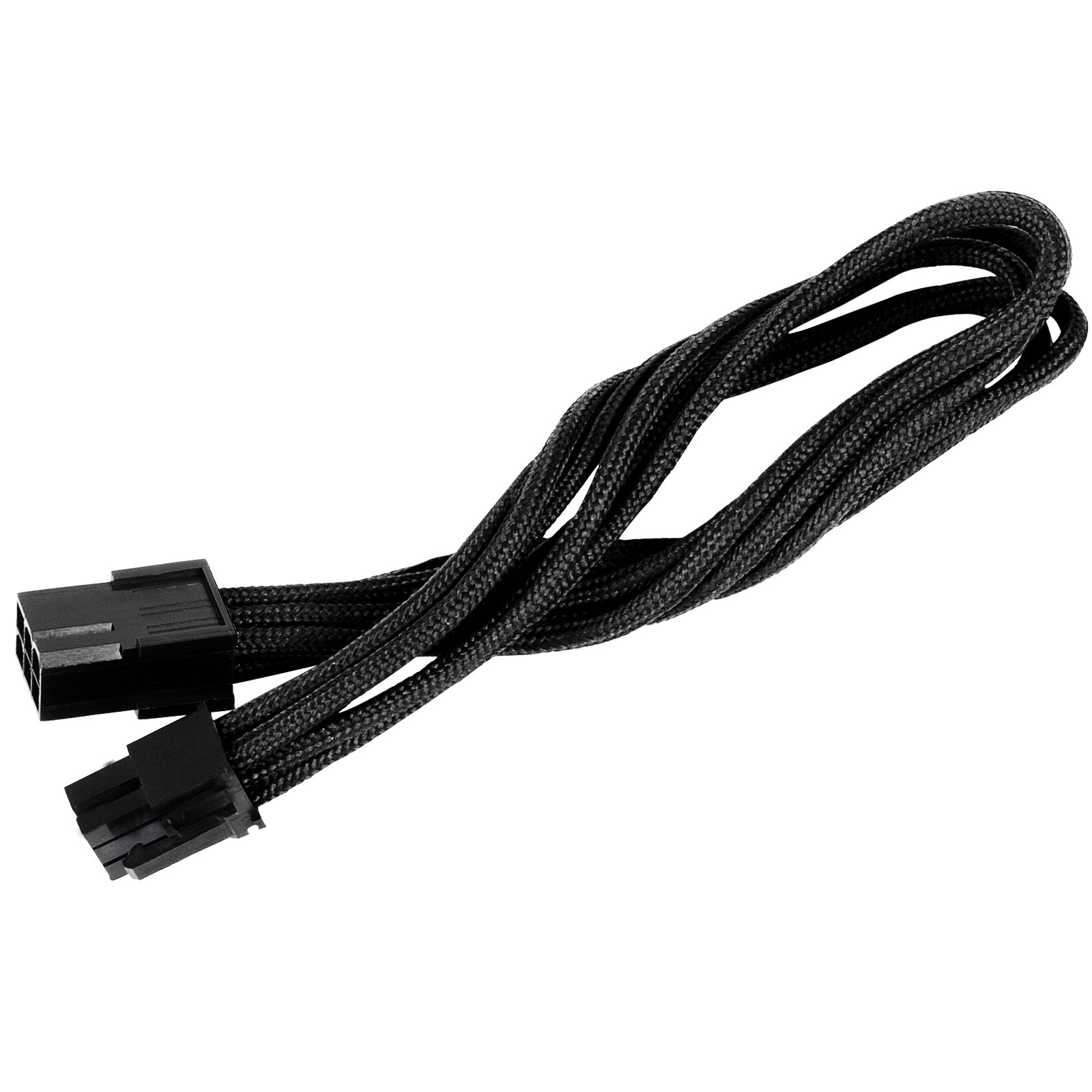 Photos - Cable (video, audio, USB) SilverStone PP07-IDE6B 6-pin PCIe 250mm Extension Cable Sleeved in SST-PP0 