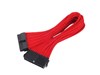 Silverstone PP07-MBR 24-pin ATX 300mm Extension Cable Sleeved in Red