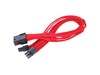 Silverstone PP07-PCIBG 8-pin PCIe 250mm Extension Cable Sleeved in Red