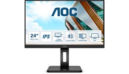AOC Q24P2Q 23.8" QHD Monitor - IPS, 75Hz, 4ms, Speakers, HDMI, DP