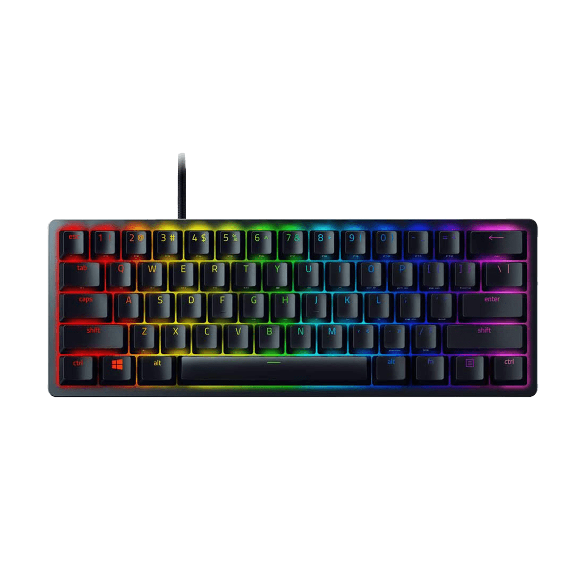 Image of Razer Huntsman Mini 60% Gaming Keyboard with Razer Purple Optical