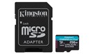 Kingston Canvas Go Plus 256GB microSDXC Card with SD Adapter
