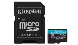Kingston Canvas Go Plus 512GB microSDXC Card with SD Adapter