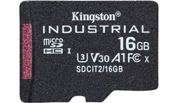 Kingston Industrial 16GB microSDHC Card, Class 10, UHS-I, U3, V30, A1