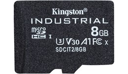 Kingston Industrial 8GB microSDHC Card, Class 10, UHS-I, U3, V30, A1