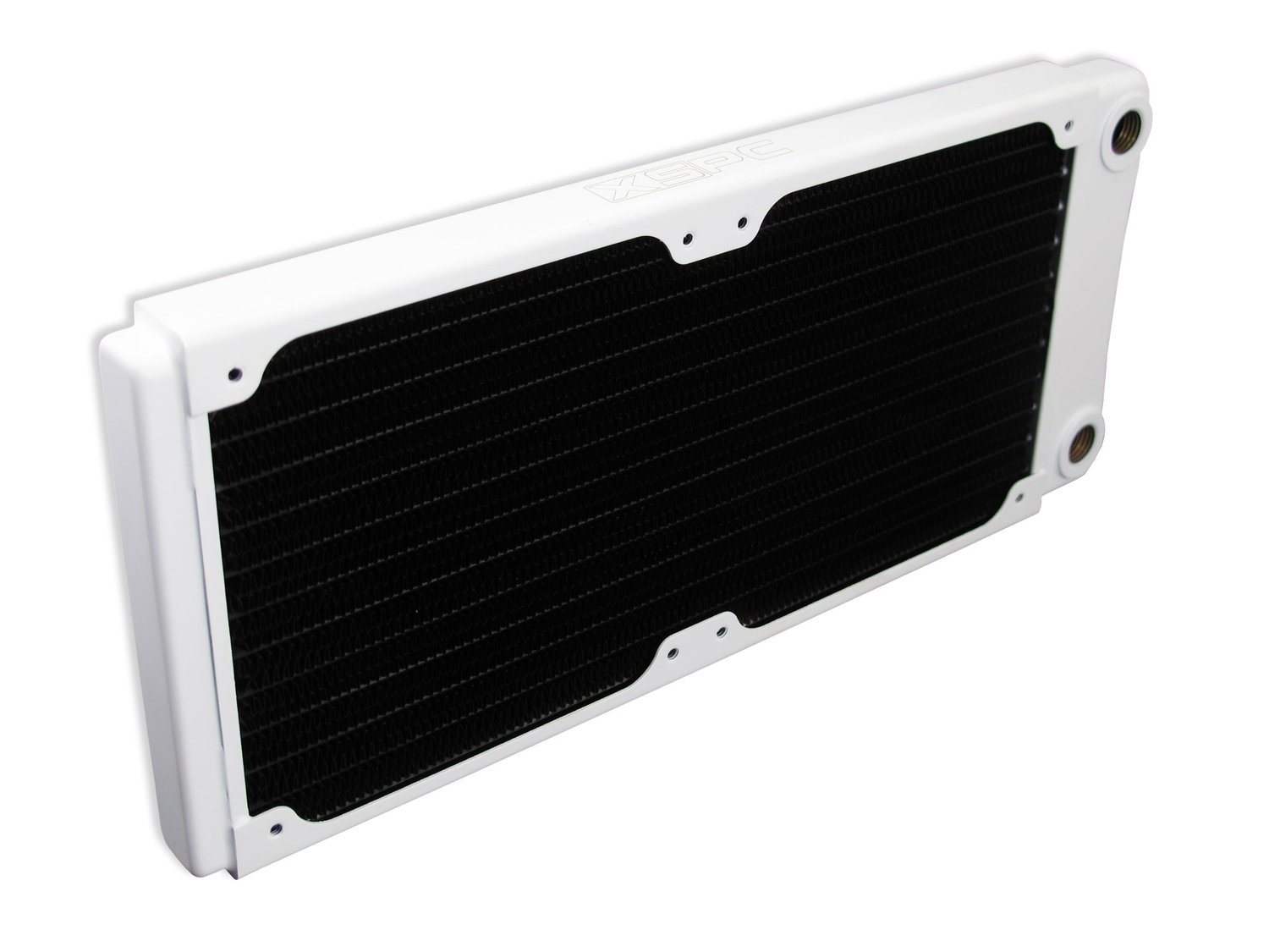 XSPC TX240 Ultra Thin Copper Dual Fan Radiator - White - CCL Computers