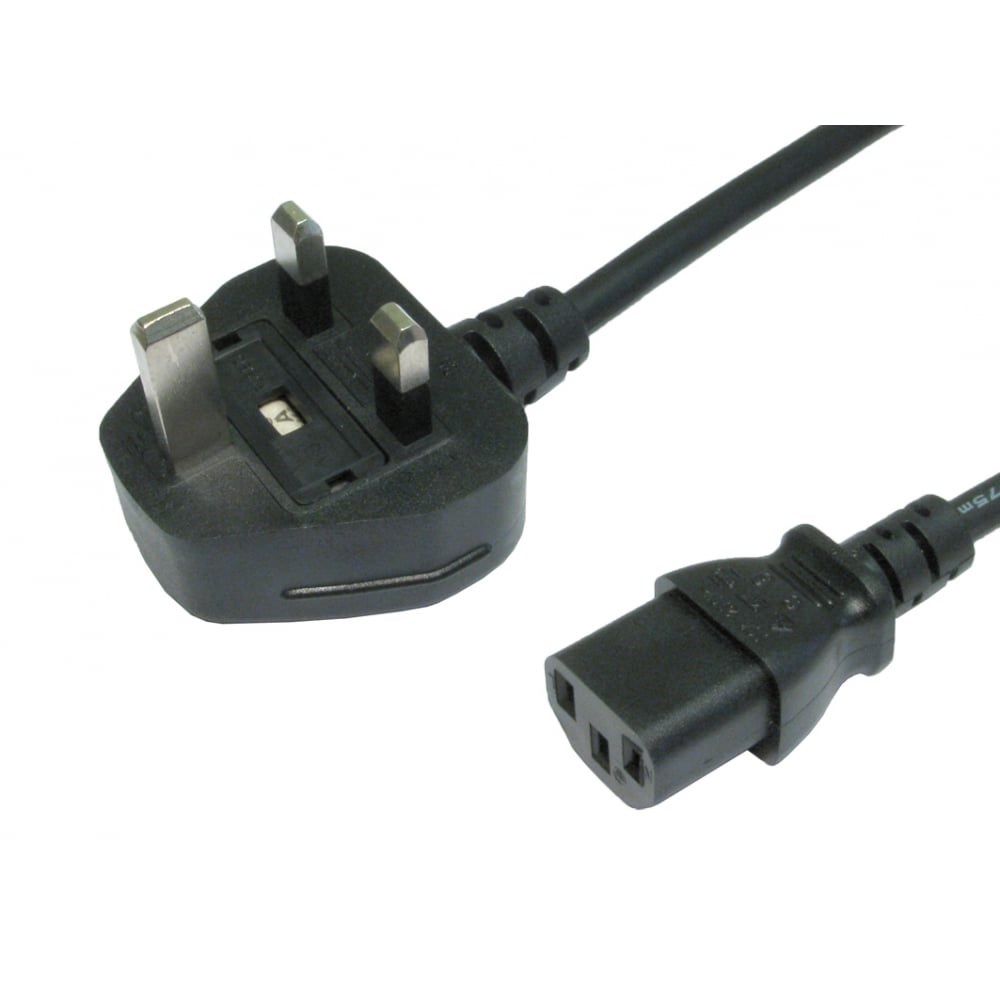 Photos - Other Components 1.8m UK Plug to C13 Mains Lead - Black RB-250