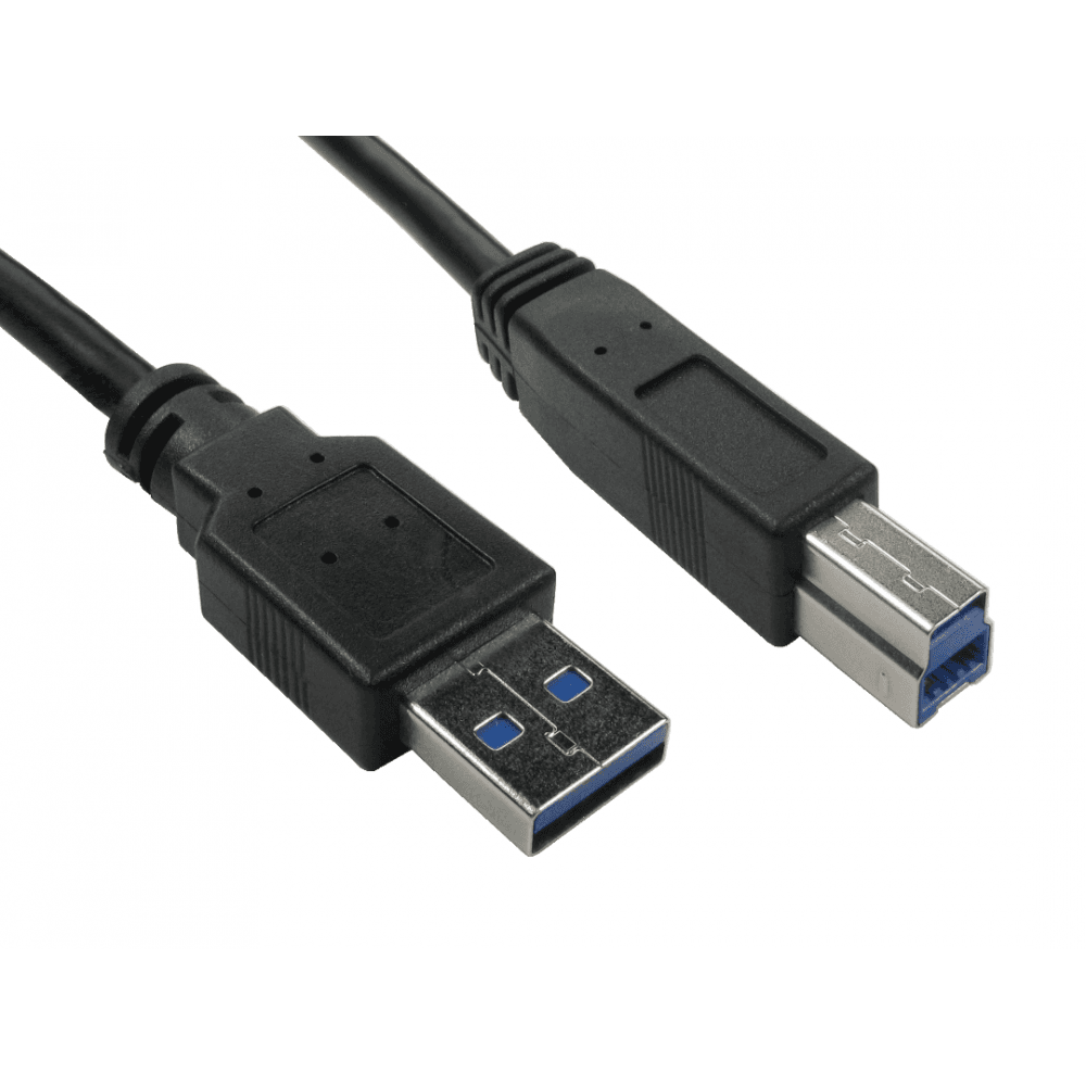 Photos - Cable (video, audio, USB) Cables Direct 1m USB 3.0 Type A (M) to Type B (M) Data Cable 99CDL3-801 