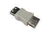 USB 2.0 A F - A F GENDER CHANGER - BLACK