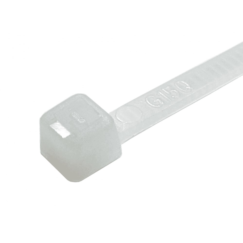 100mm x 2.5mm WHITE CABLE TIES 100PK CT100W CCL Computers