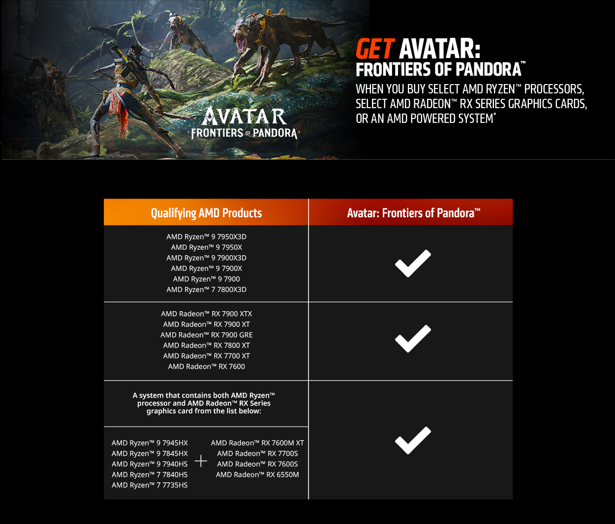 AMD Avatar Game Bundle