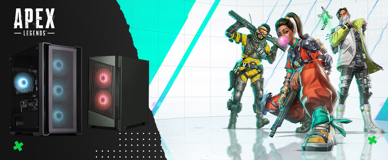 Welcome to our Apex Legends Gaming PCs section, with recommendations for suitable PCs to play Apex Legends