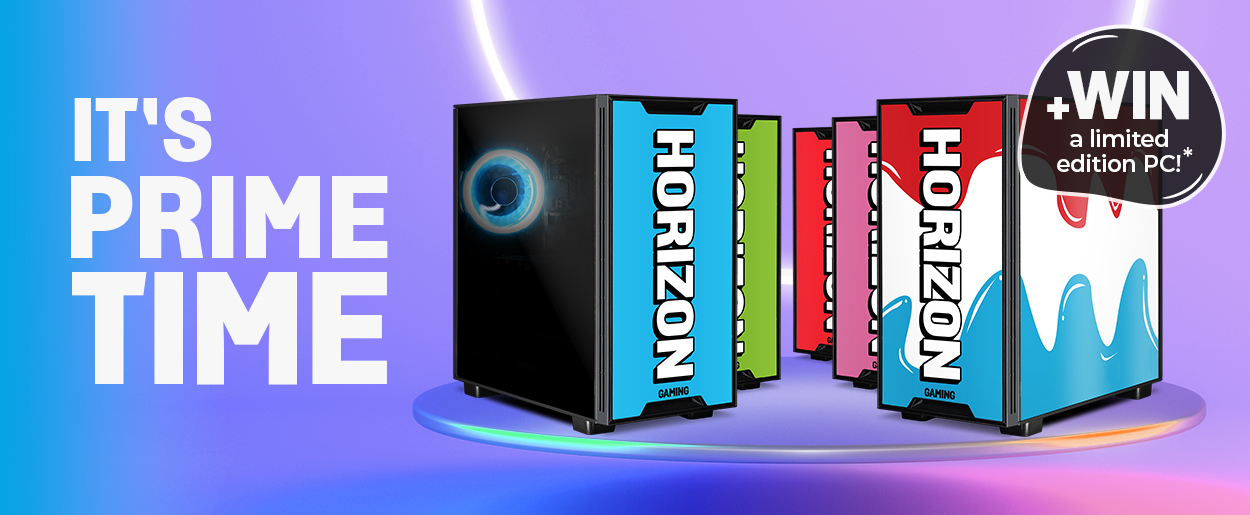Main banner for the Nominate a gamer custom PC giveaway campaign