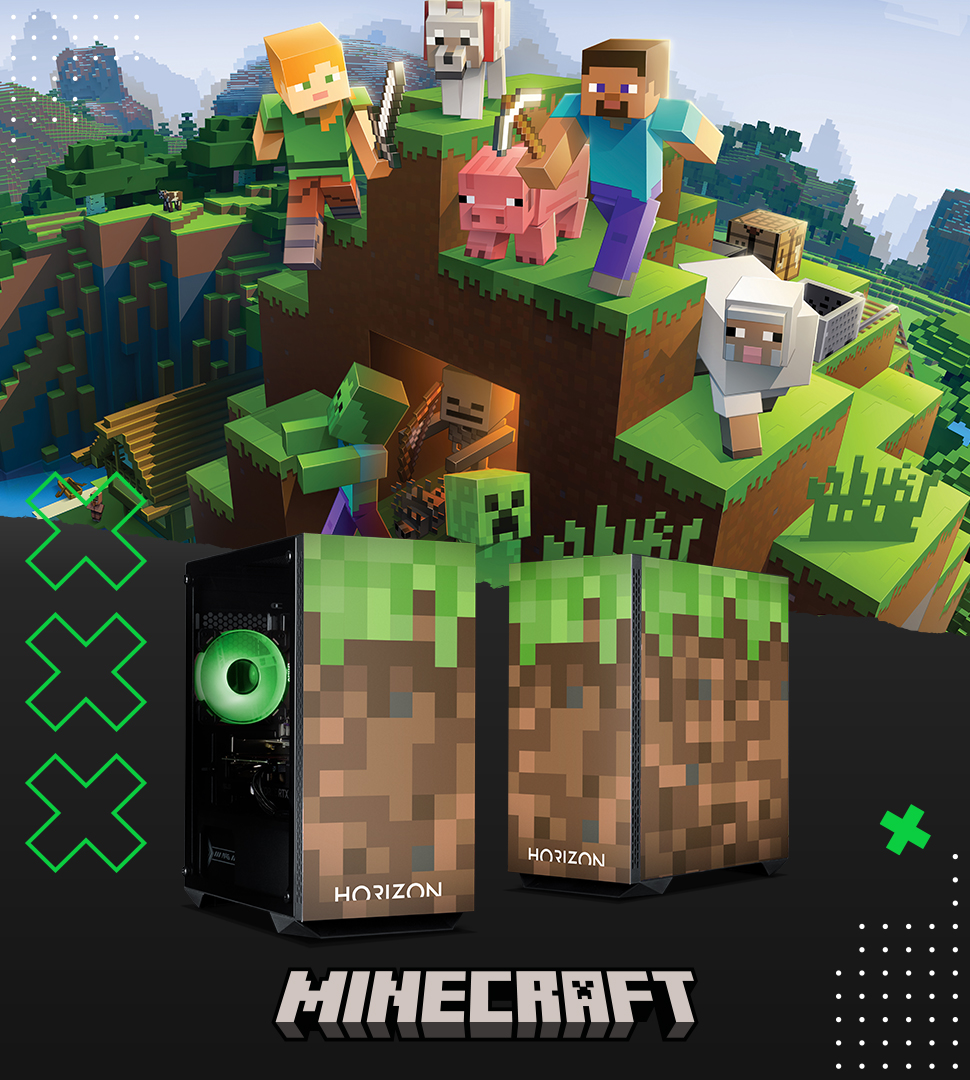 Welcome to our Minecraft Gaming PCs section, with recommendations for suitable PCs to play Minecraft