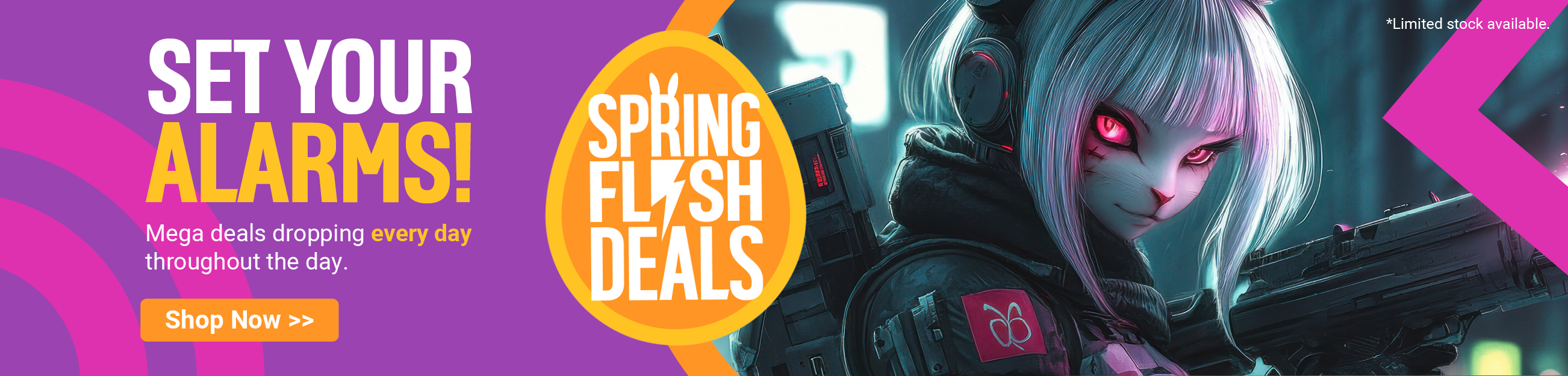 Spring Flash Deals dropping every day