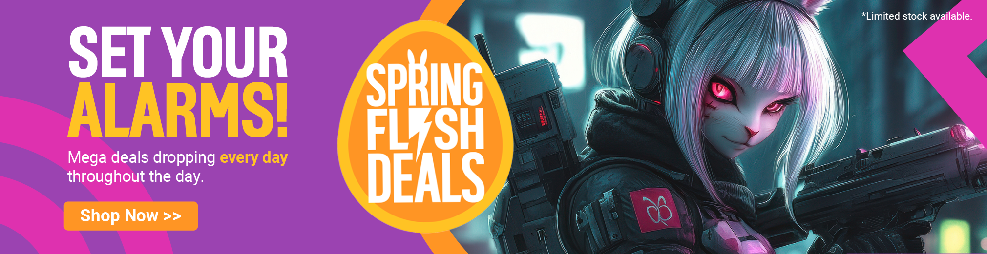 Spring Flash Deals dropping every day
