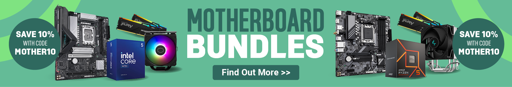 10% off Motherboard Bundles with code MOTHER10