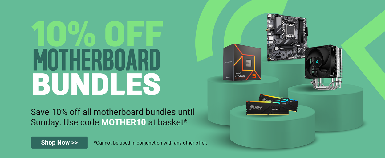 10% Off Motherboard Bundles