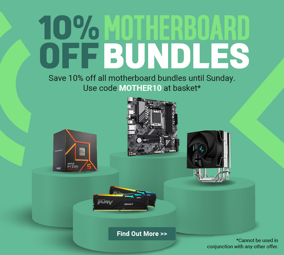 10% Off Motherboard Bundles