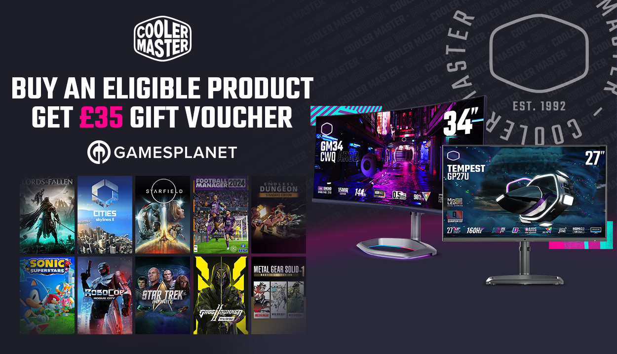 Cooler Master GamesPlanet Free £35 gift card