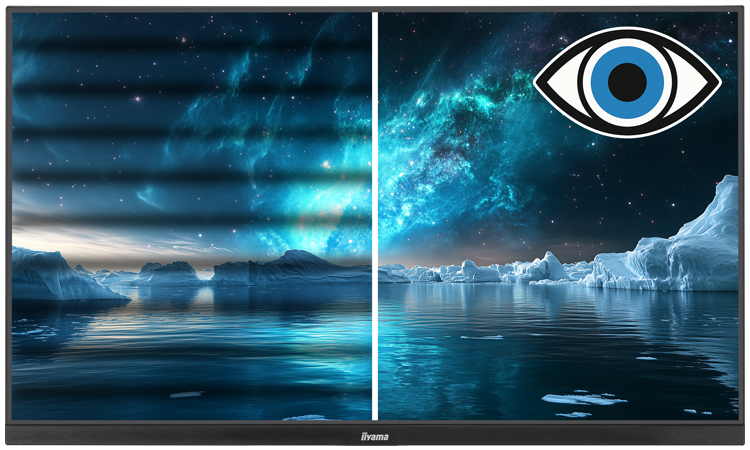 Flicker-free + Blue light