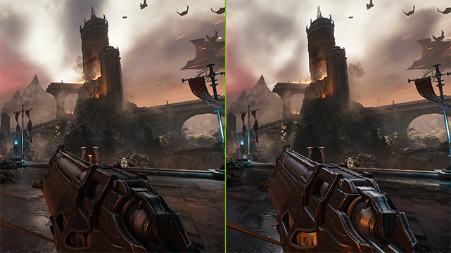 Comparison between path tracing and non-path tracing