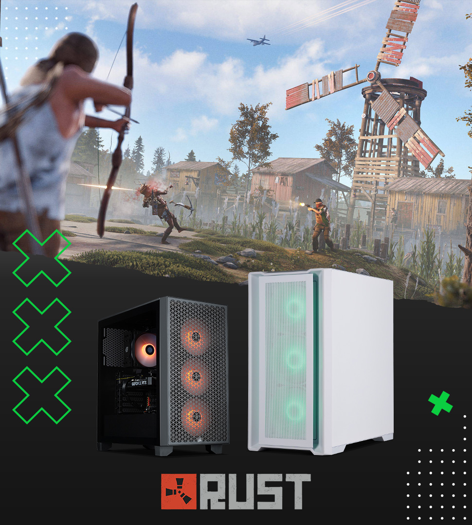 Welcome to our Rust Gaming PCs section, with recommendations for suitable PCs to play Rust
