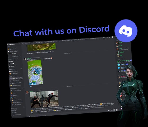 chat with us on discord
