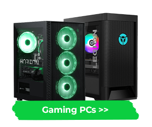 never game alone Gaming PCs