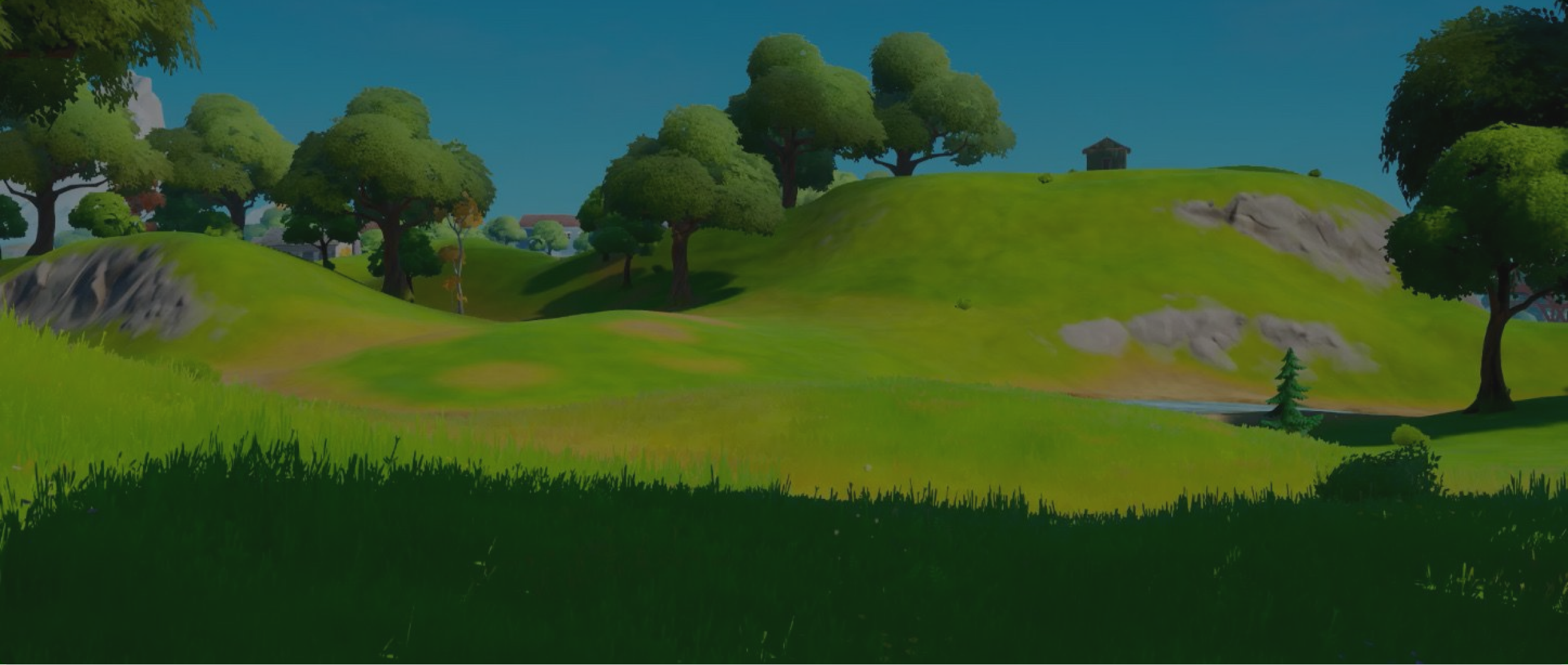 Vista of the Fortnite map