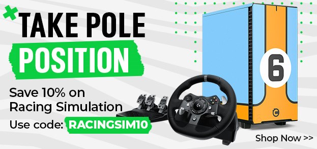 Take Pole Position 10% Off Racing Sim