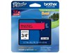 Brother P-touch TZe-441 (18mm x 8m) Black On Red Laminated Labelling Tape